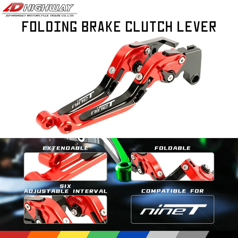 

CNC Aluminum Brake Cutch Levers Adjustable For BMW R Nine T RNineT R NineT RNine T Scrambler Urban GS Race Pure 2017 2018