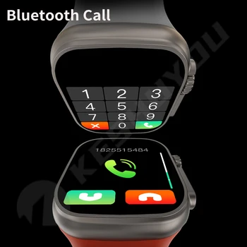 Smart Watch 8 ultra  Answer Call 1.85 inch NFC Wireless Charging Men Watch Sports Women Heart Rate For Apple ios Android Phone 3