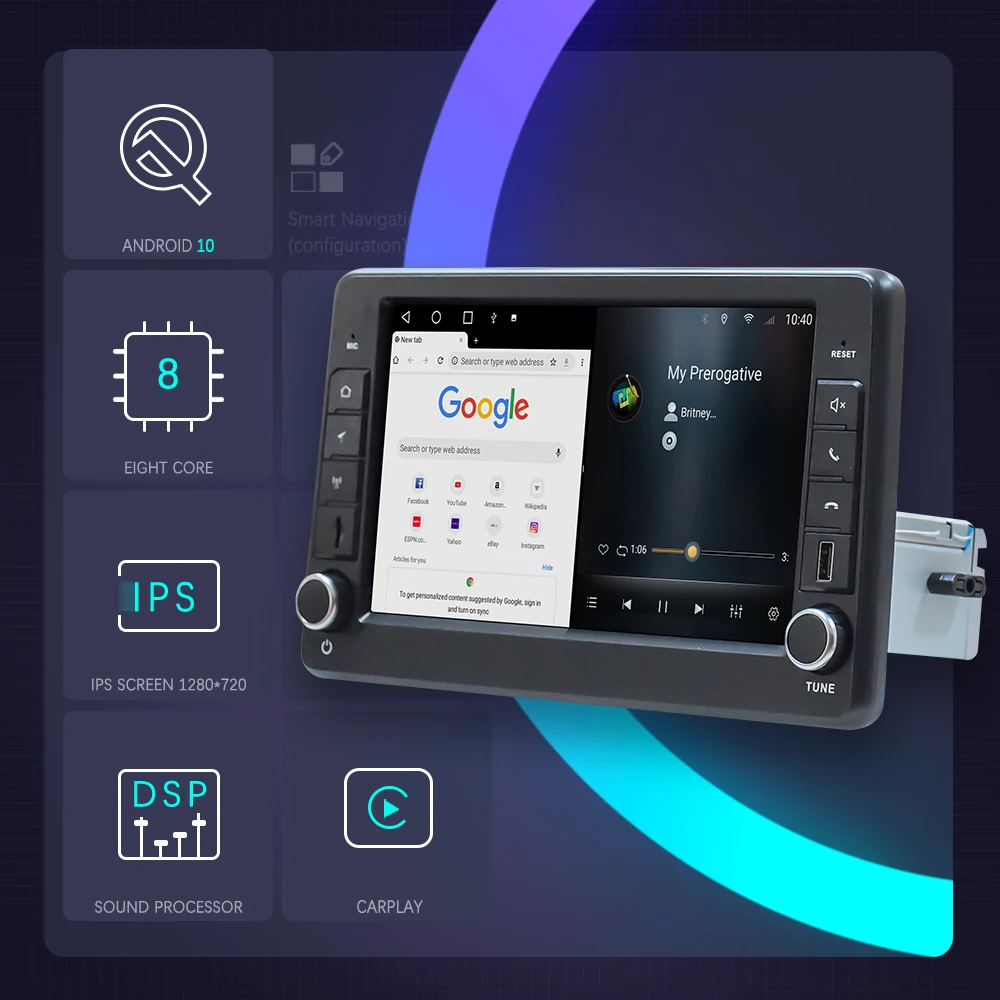 $215.60 Android 10 OCTA CORE DSP For Renault Arkana DUSTER 2020 Car Dvd Player Stereo Radio Gps Navigation  Multimedia Head-unit Video