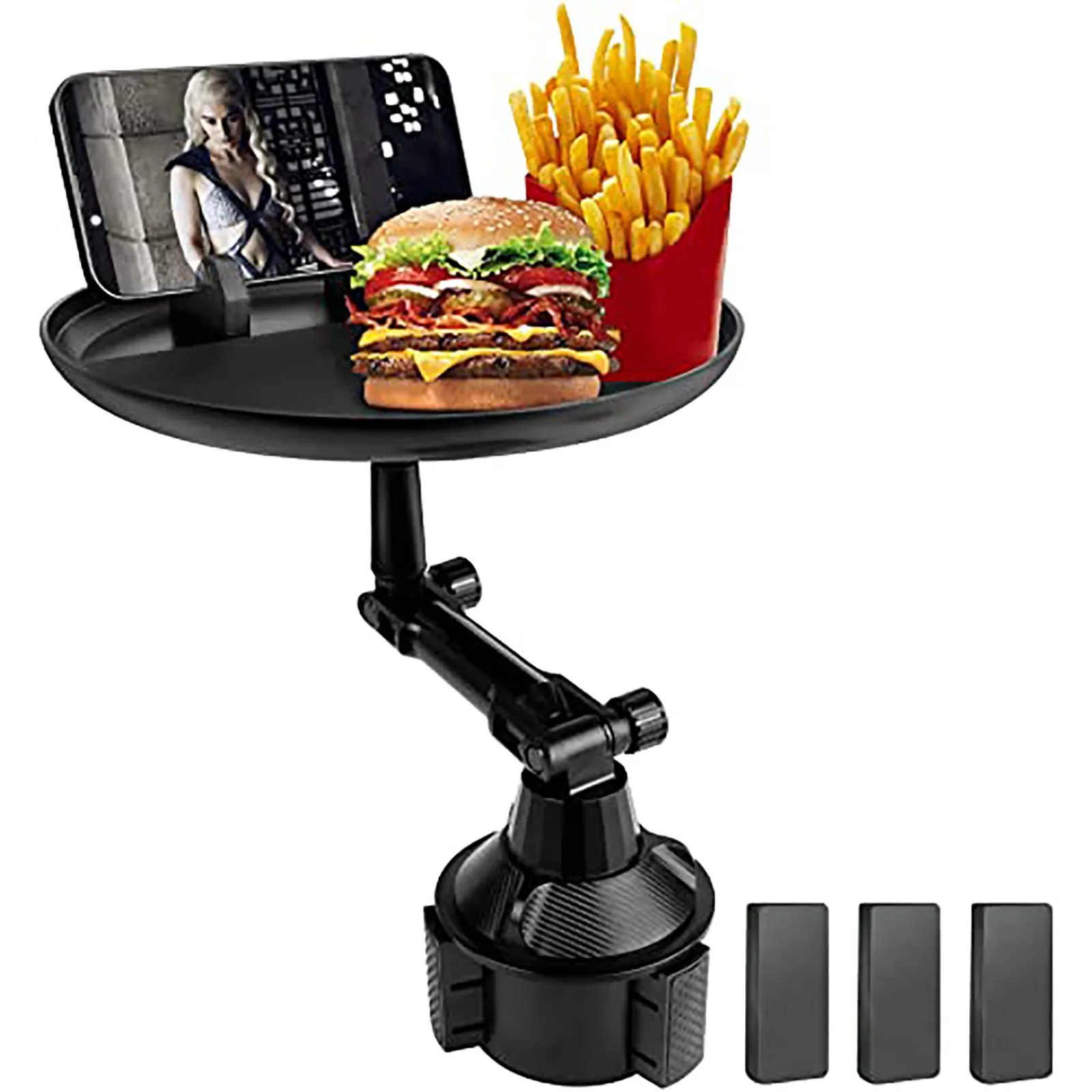 

Автомобильный держатель для картофеля фри, чехол для хранения, ведро, коробка для закусок, держатель для стакана, чашки, подставка для кофей...