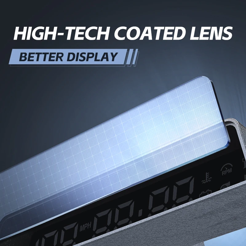 Автомобильный цифровой дисплей OBD2 HUD H500 для Mitsubishi TRITON 2014 с индикатором скорости