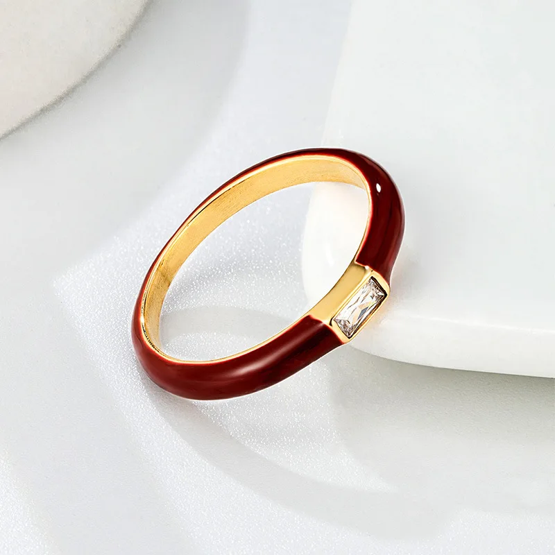 LESIEM Лидер продаж позолоченные обручальные кольца для джентльменов кольцо с