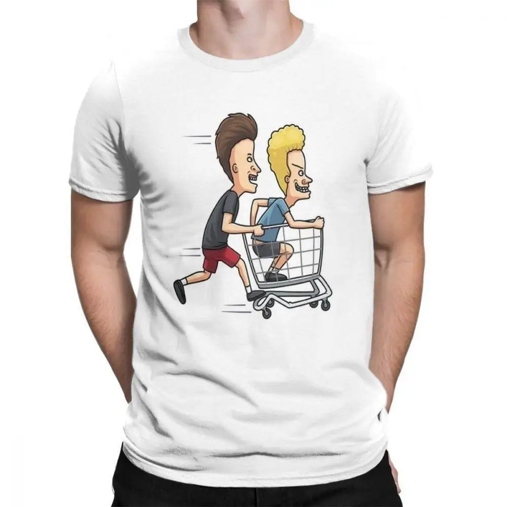 

2022 New Cartoon Beavis and Butthead Funny Street Casual T Shirt Summer Style Cotton T Shirt Summer Short Sleeve T Shirt