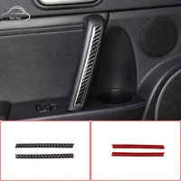 for mazda mx 5 2009 2014 car styling soft carbon fiber door armrest trim sticker car interior modification accessories