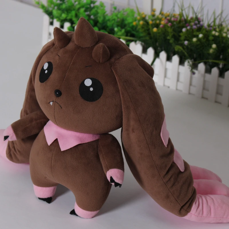 Фото 45 см аниме Digimon Terriermon плюшевая кукла игра цифровые монстры косплей игрушка мягкая подушка для подарка №5