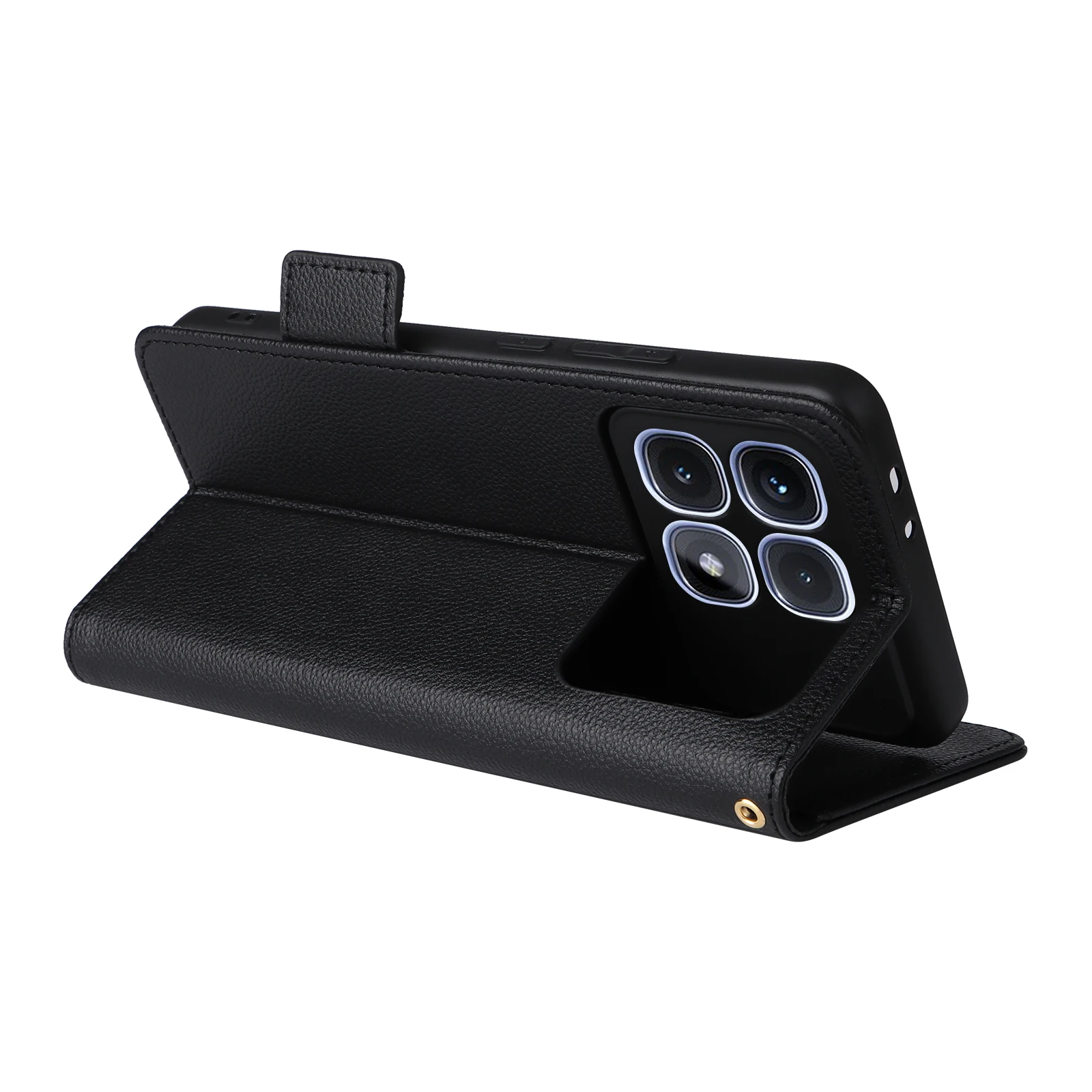 Чехол-кошелек с слотом для карт Xiaomi Redmi K70 ультрамагнитный кожаный флип-чехол