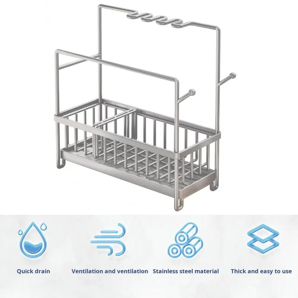 Держатель для кухни многофункциональный органайзер кухонной раковины со