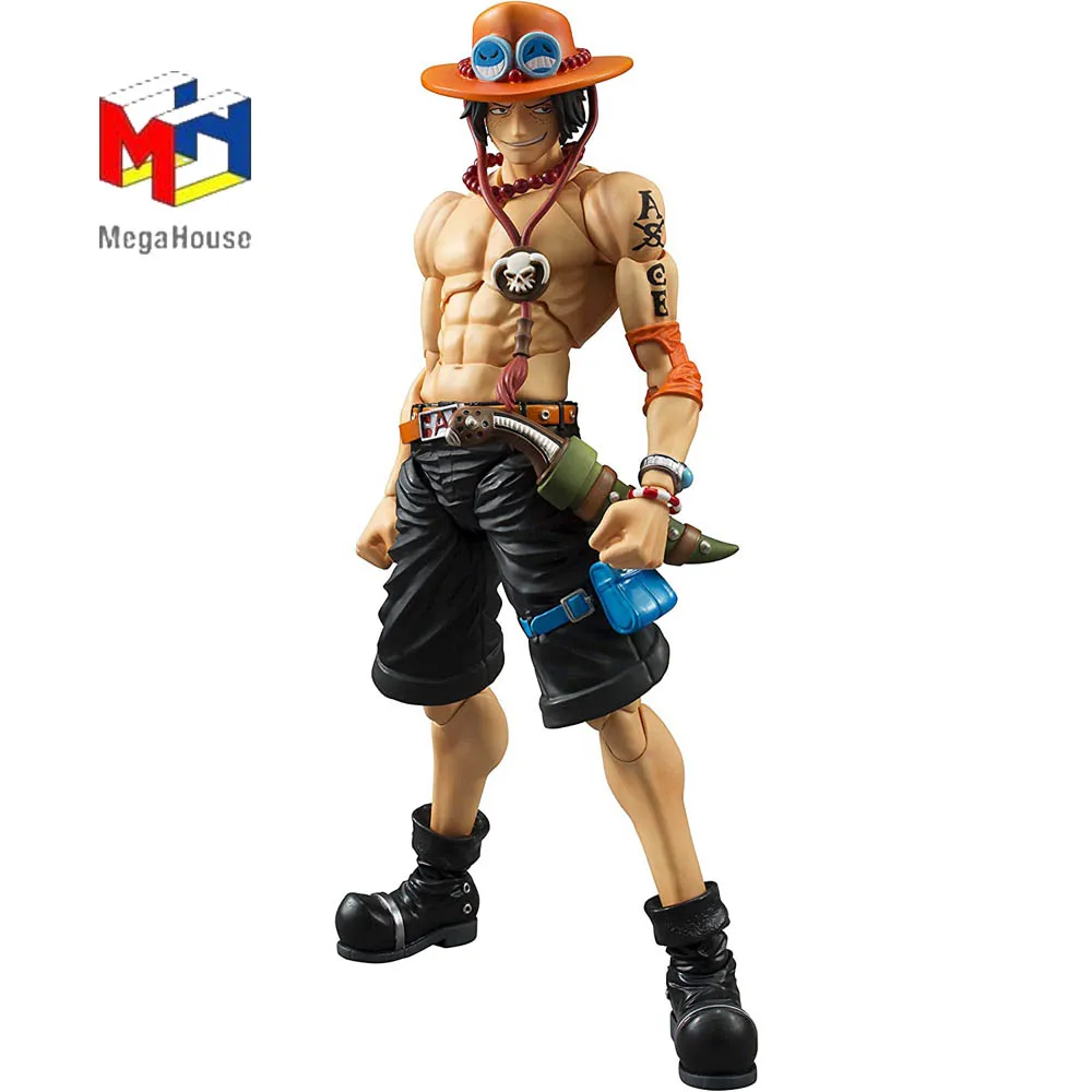 

17 см Portgas · D · Ace One Piece Original MegaHouse натуральный Аниме фигурки орнаменты Коллекционная модель куклы игрушка для подарка
