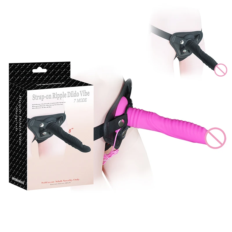 Реалистичный фаллоимитатор вибратор страпон Ультраэластичный ремень ремешок на