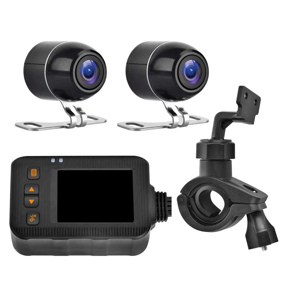 

1 Set Dash Cam 1080P Waterproof Wide Angle Recording Camera Motorcycle Camera Motorcycle Dash Cam Night Vision Driving Recorder