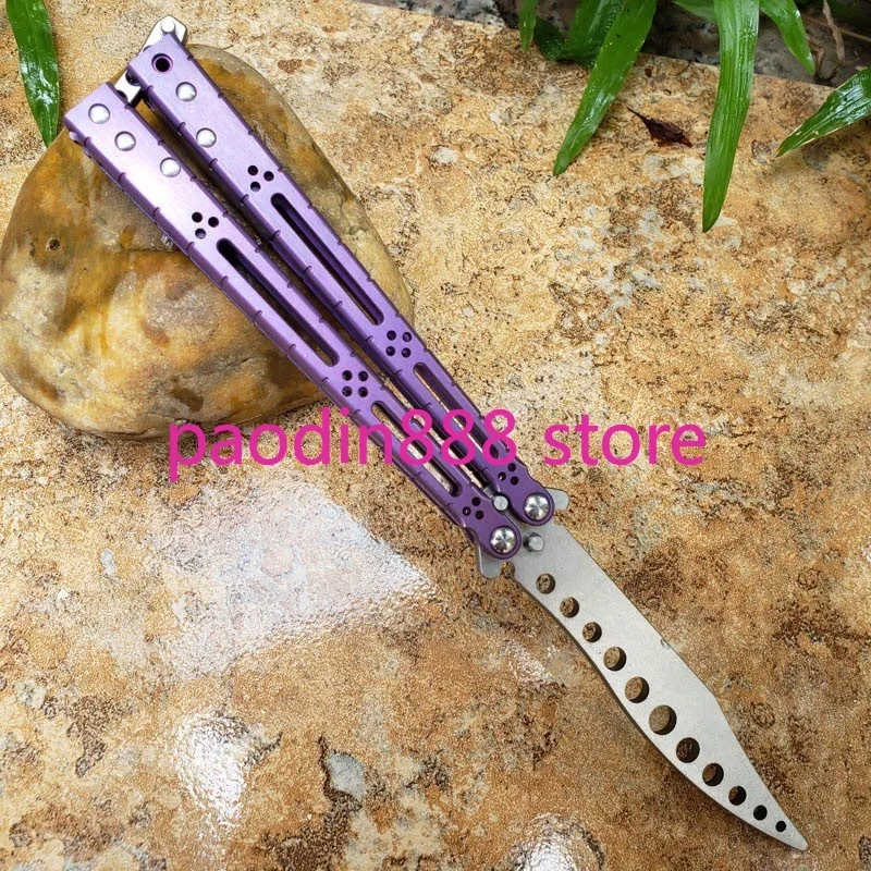 5 цветов Theone Basilisk HOM тренировочный нож-бабочка Jilt лезвие D2 титановая ручка втулка