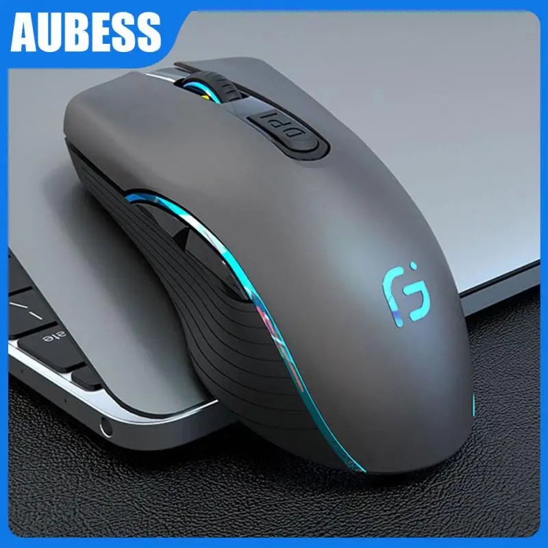 

2023 Wireless 2.4 GHz Ergonomic Mice Mouse 2400 DPI USB Receiver Optical Bluetooth-Compatible 5.0 Computer Gaming Mute Mouse