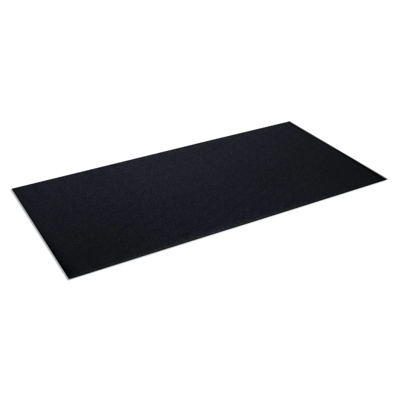 

SuperMats - Treadmill Mat - Standard Quality Dense Foam Vinyl - Fitness Equipment Mat, Black, 30 In. x 72 In. yoga mat thick