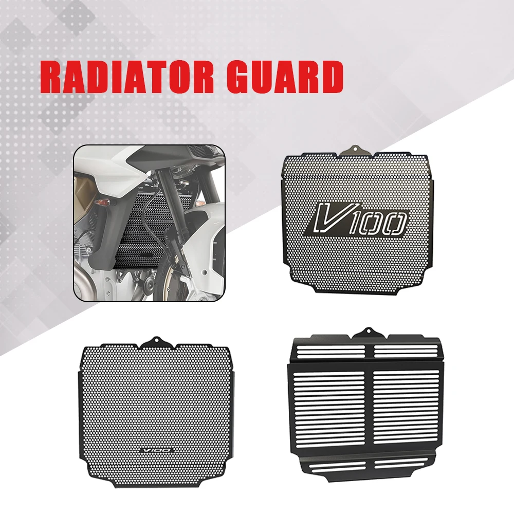 

V100 Motorcycle Accessories Radiator Grille Guard Protector Cover Protection For Moto Guzzi V100 V 100 Mandello / S 2023 2024
