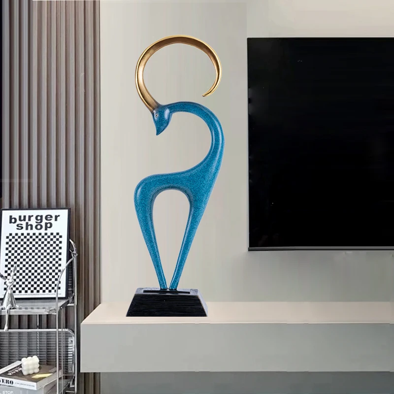 Имитация оленя для домашнего входа роскошное высококлассное украшение мягкая