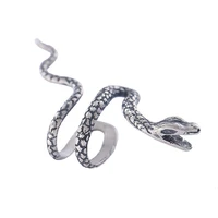 shark 100 925 sterling silver ear cuff slip jewelry for women men punk gothic original snake animal ear clips for party gifts