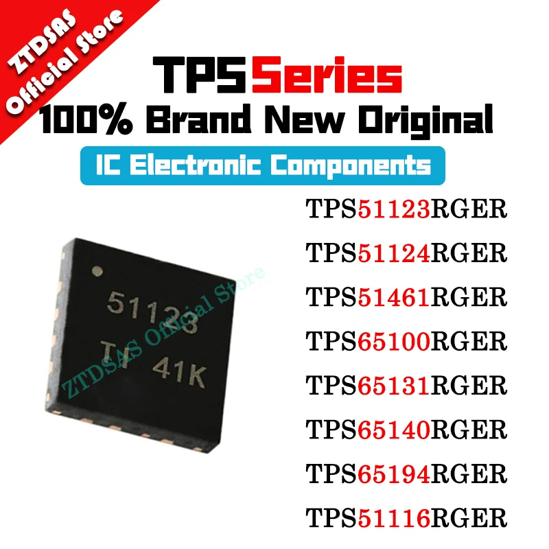 

TPS51116RGER TPS51123RGER TPS51124RGER TPS51461RGER TPS65100RGER TPS65131RGER TPS65140RGER TPS65194RGER IC MCU QFN24
