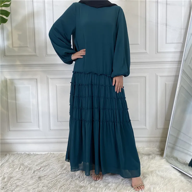 Ближневосточная Мода, классическое длинное платье для мусульманской женщины, длинное платье для молитвы во французском арабском рамадане, ...