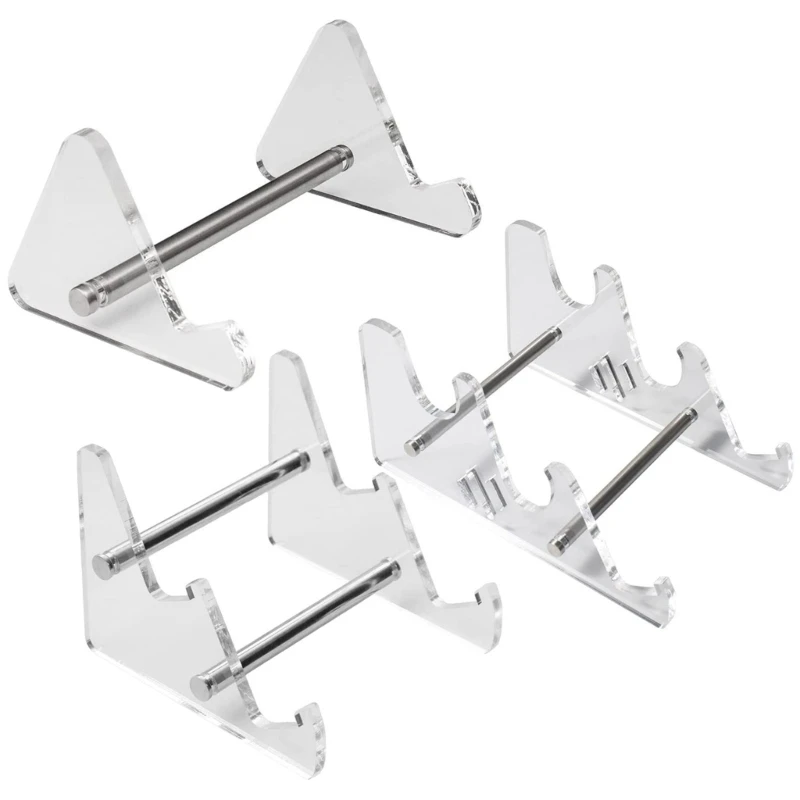 3 Tiers Display Keyboard Holder Transparent Acrylic Keyboard Stand for Computer Y3ND