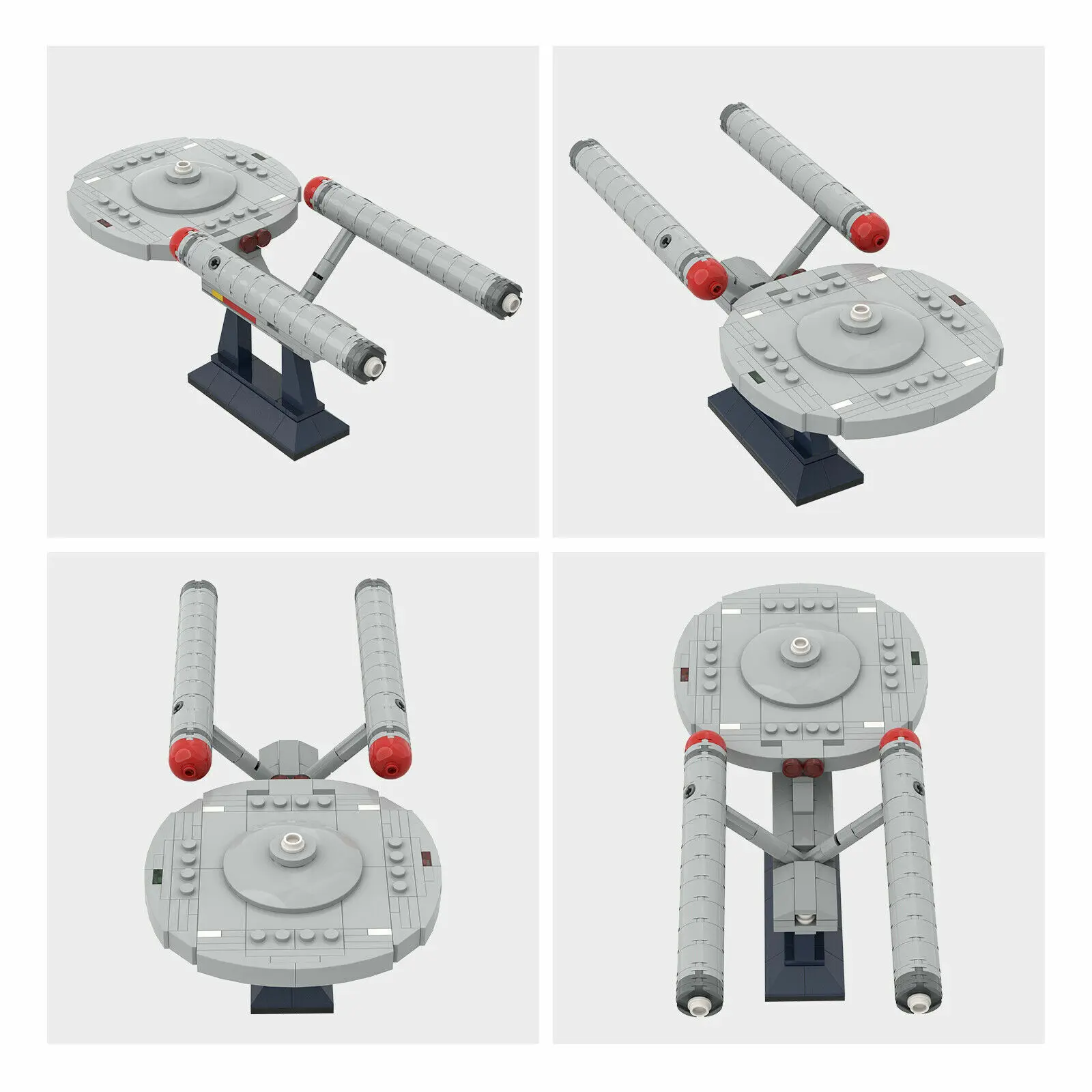 Доставка со стойкой 200 шт. от Eponymous 1960s телевизионная серия Build MOC