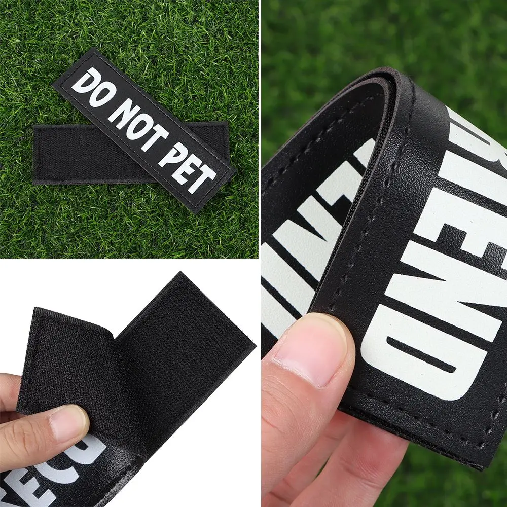 

Luminous Patch Dog Accessories Safety Label Pet Strap Sticker Reflective Harness Tags Pet Supplies Collar Label Sticker