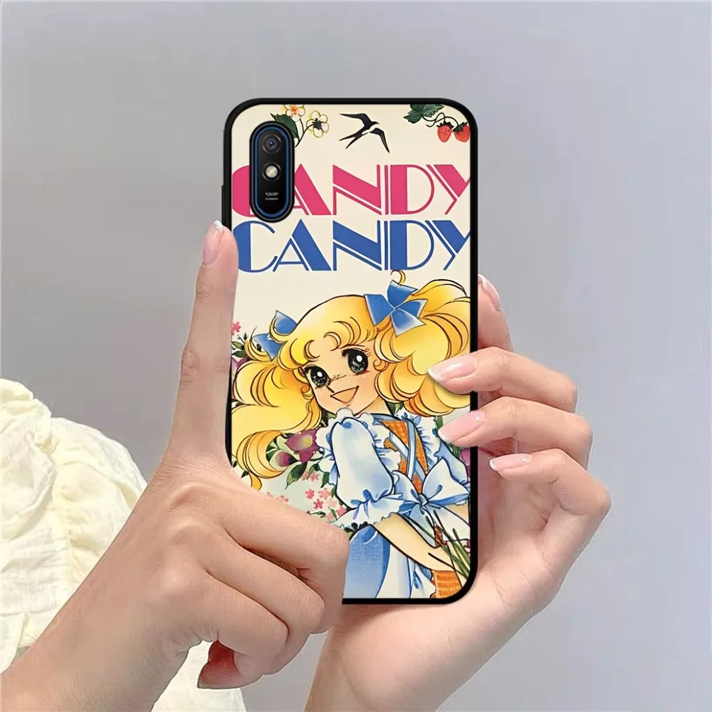 Anime Manga Candy Phone Case For Redmi 5 6 7 8 9 10 Plus Pro A GO K20 K30 K40 F3 Fundas