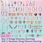 2022 поддельные серебряные серьги-кольца, серьги-гвоздики с деревом, маргариткой, цветком, сердцем, бабочкой, пансией, серьги-кольца