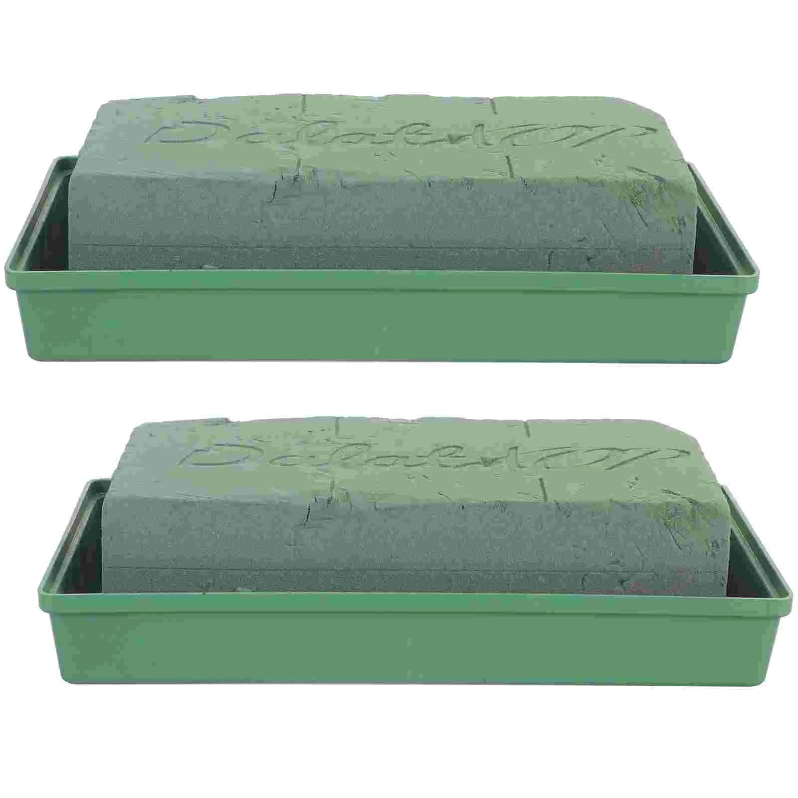 

2Pcs Floral Bowls DIY Flower Arrangement Mud Plates Grave Flower Arranging Bowls