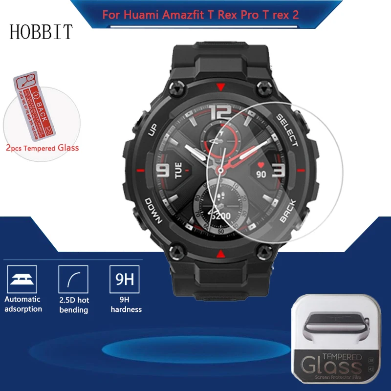 Закаленное стекло для Xiaomi Huami Amazfit T Rex Pro пленка защиты экрана TRex 2 T-Rex шт. |