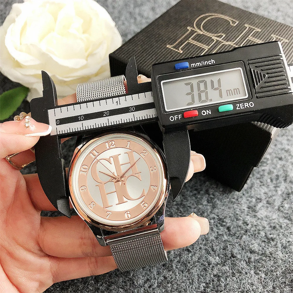 Hot selling fashion women's luxury watch, ultra fine mesh strap watch, Rose Gold, 2023 enlarge