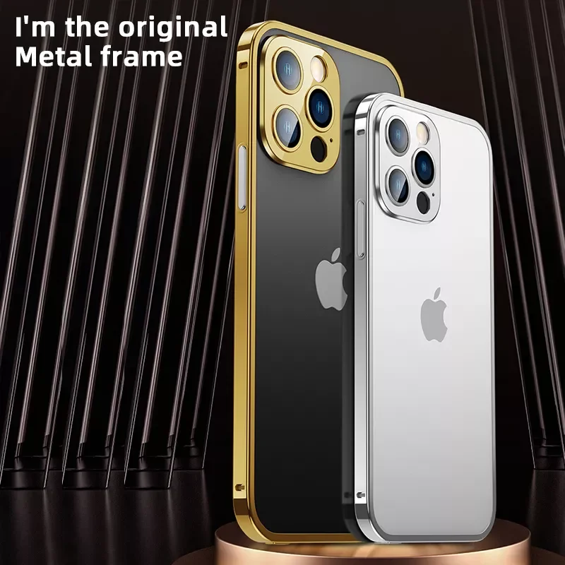 

Роскошные Защитные Чехлы Skeypaik из ТПУ и алюминия для iPhone 13 Pro Max Mini