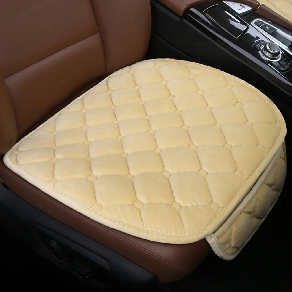 

Car Seat Cover Winter Warm Seat Cushion Winter Anti-slip Auto Protector Flocking Cloth Breathable Pad for Hyundai-solaris