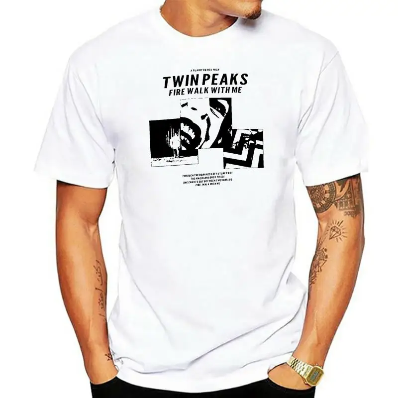 

Винтажная Праздничная Футболка с принтом Twin Peak s M ovie, размер s M L Xl 2Xl