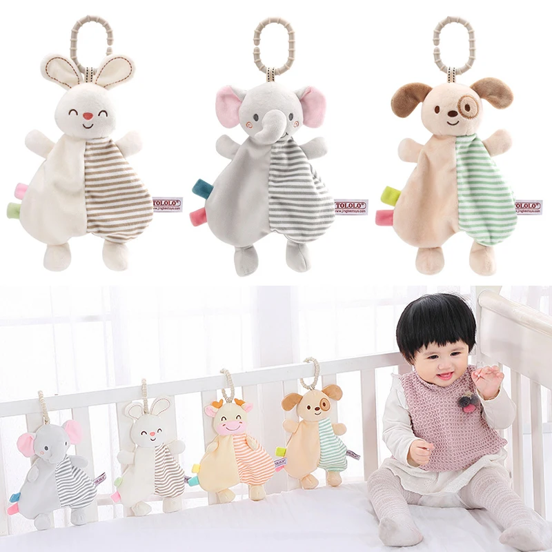 

Rattles Baby Toys 0 12 Months Bed Hanging Toys Stroller Crib Mobile Rattles Infant Cartoon Animal Appease Newborn Plush Toys