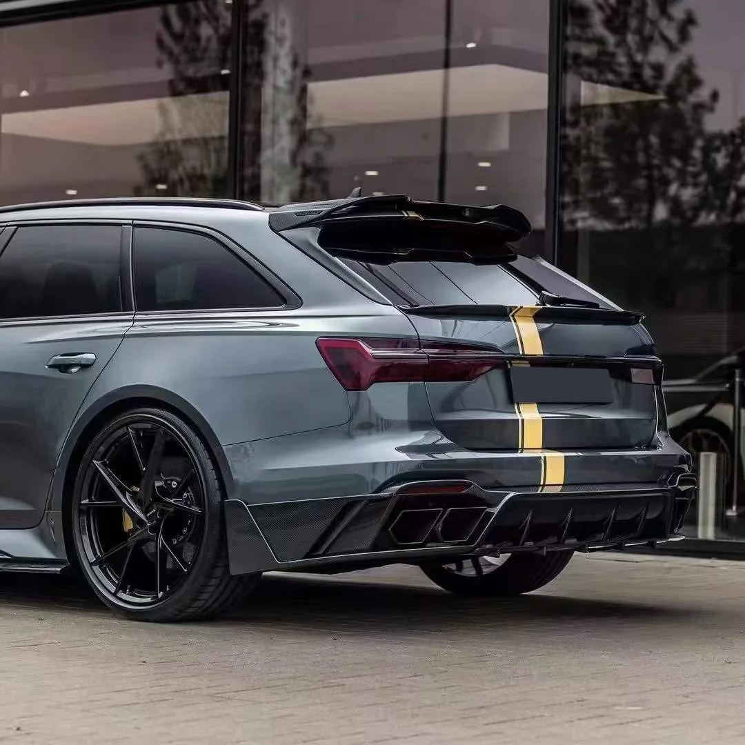 Комплект кузова из сухого углеродного волокна Runde высшего качества для Audi RS6 MSY