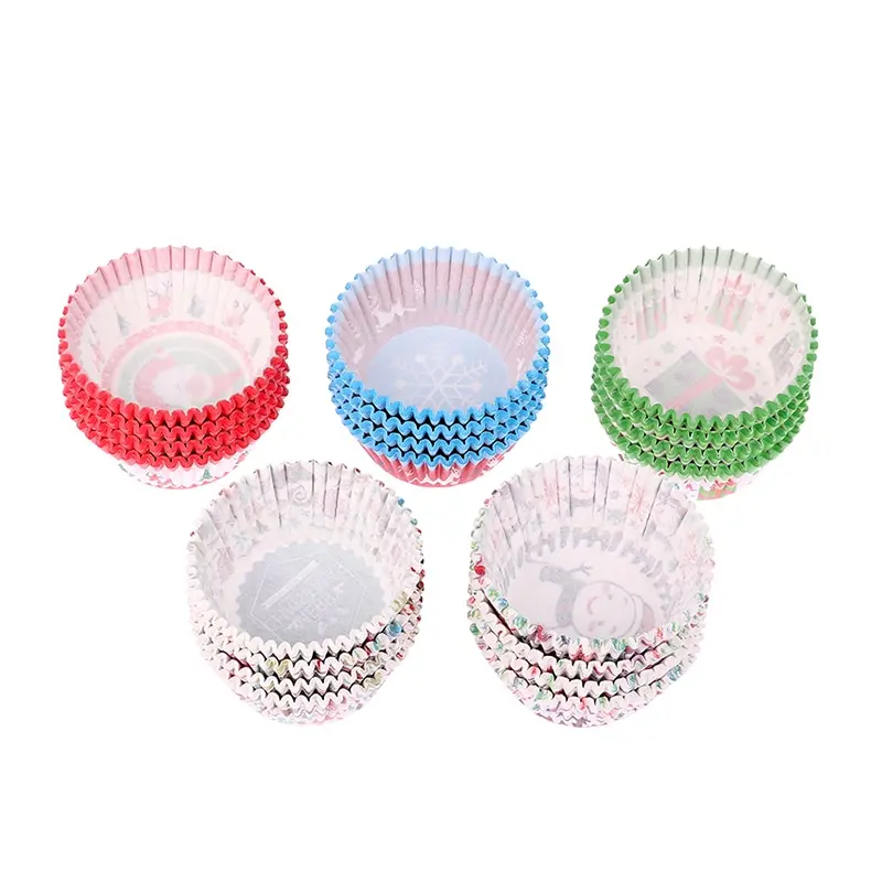 

100 шт., Бумажные Формочки для кексов