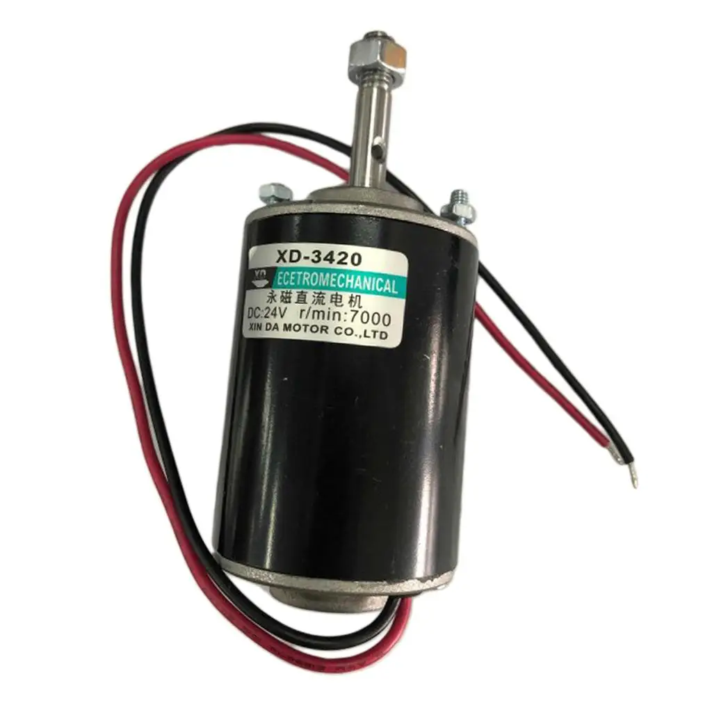 DC 24V 300RPM Высокореверсивный постоянный электрический двигатель DIY