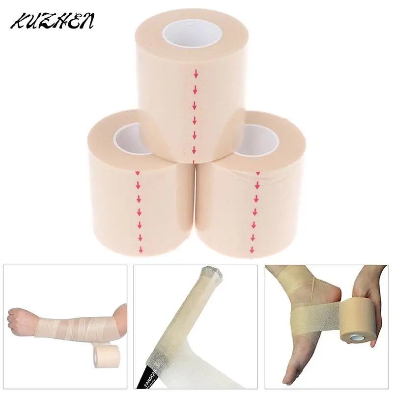 PU Foam Bandage Elbow & Knee Pads Film Underwrap Sports Pre-Wrap For Athletic Tape 6CM*20M Protector