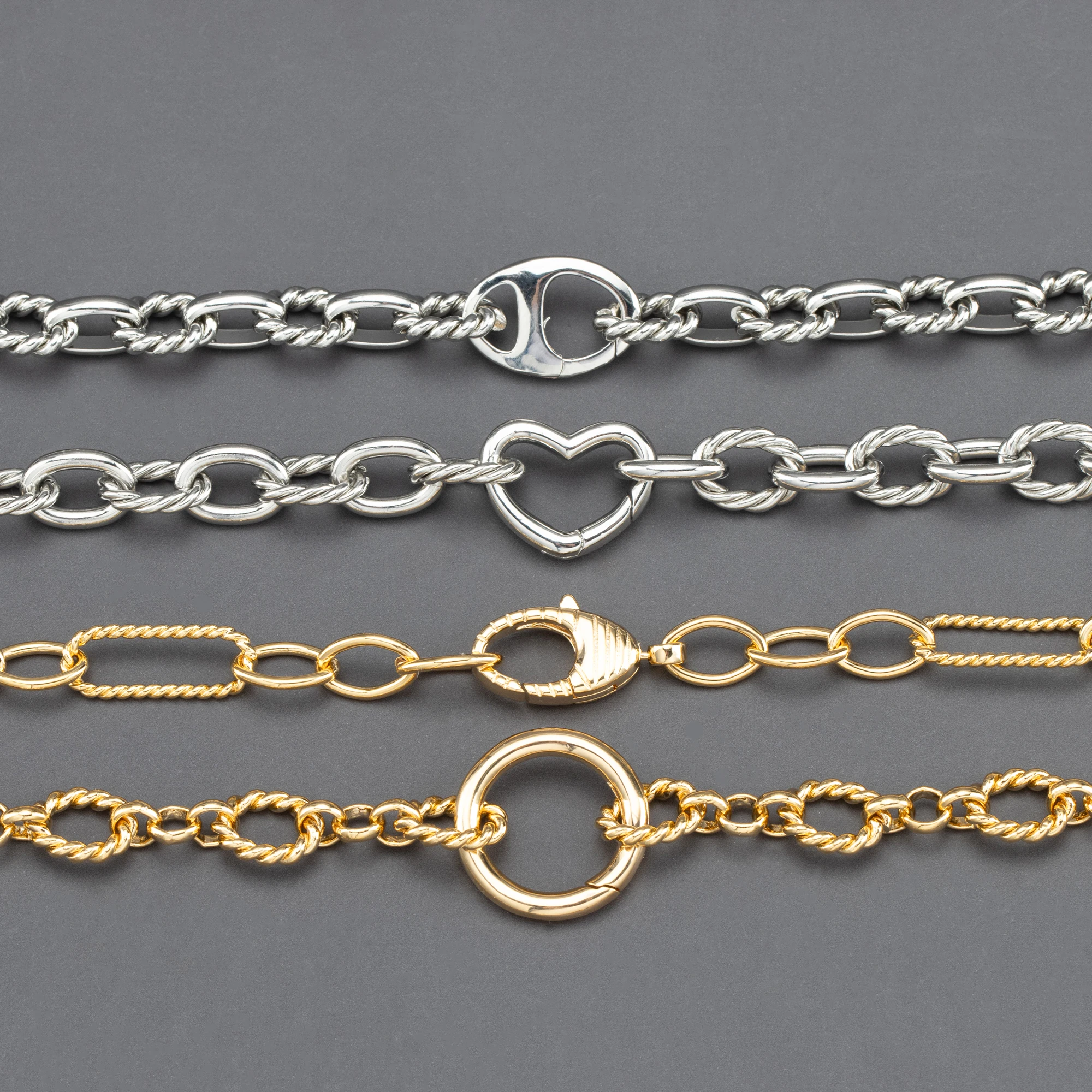 Гуфейтер МА83 ювелирные аксессуары никелевого покрытия, покрытые 18-каратным золотом, медные крючки для изготовления застежки браслета и ожерелья, 10 шт./лот.