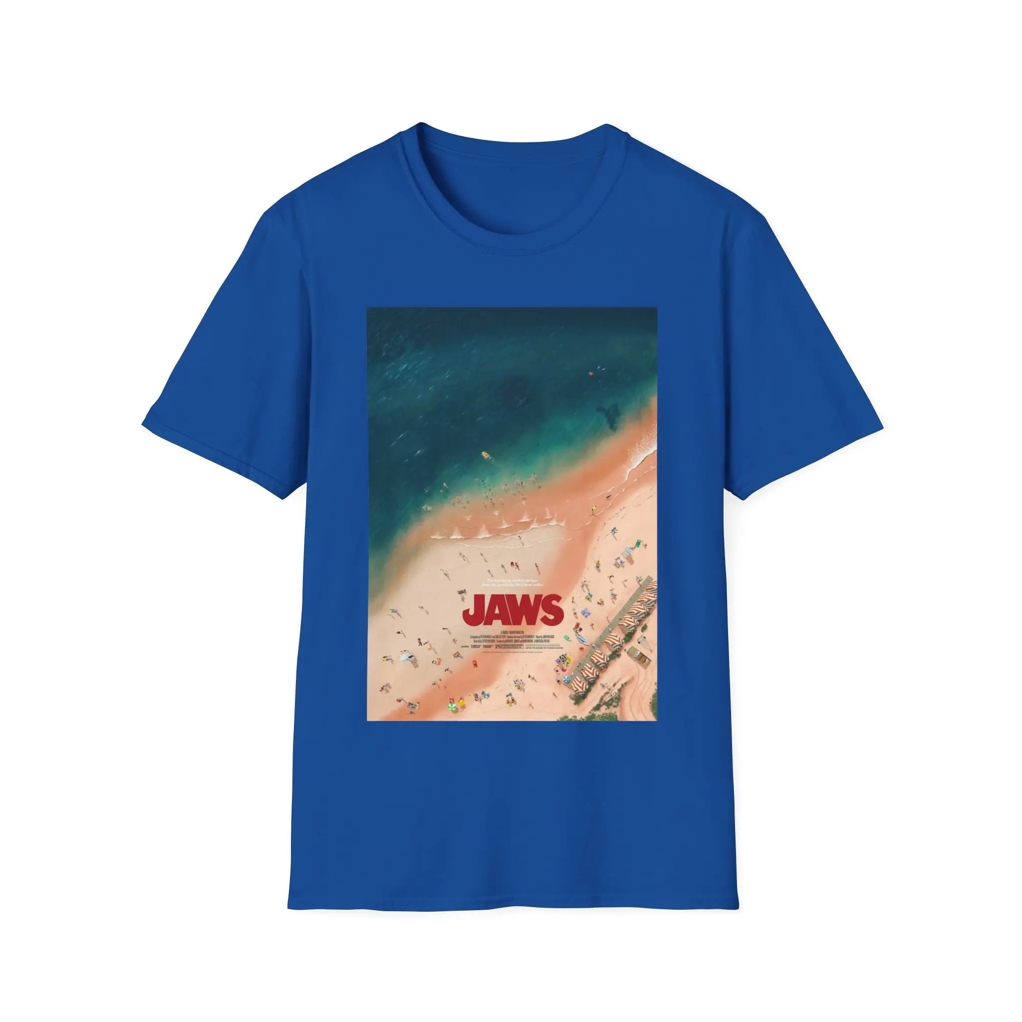Футболка с плакатом Jaws 1975 года