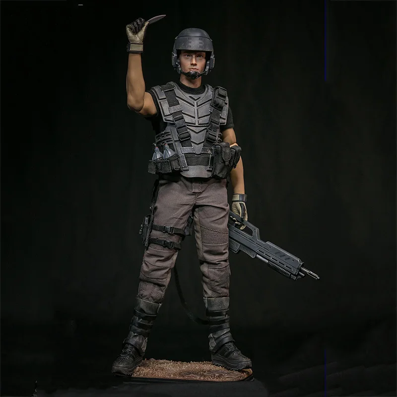 

In Stock VTS TOYS VM037 1/6 Collectible Male Action Figure Starship Force-Team Leader Solider Doll Model for Fans Holiday Gifts