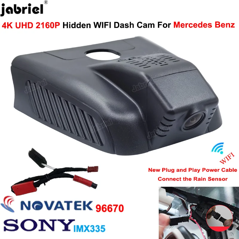 

4K Dash Cam Camera Wifi Car DVR Video Recorder for Mercedes B180 B200 GLB 180 180d 200 for Mercedes Benz GLB x247 B Class w247