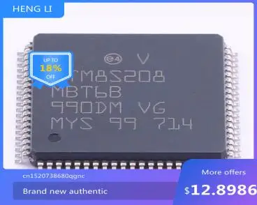 

100% NEW Free shipping STM8S208MBT6B STM8S208MBT6 STM8S208M8T6B QFP80