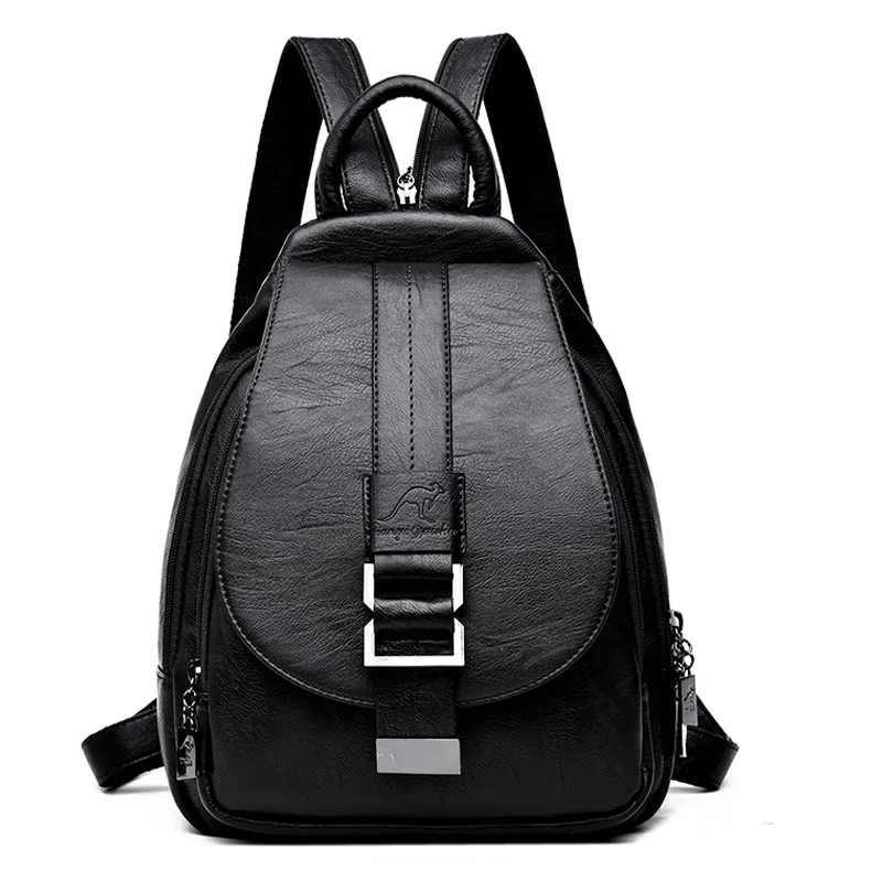 

Designer Backpacks for Women Leather Back Pack School Bag for Teenager Girls Travel Back Bag Retro Bagpack Sac A Dos Mochila