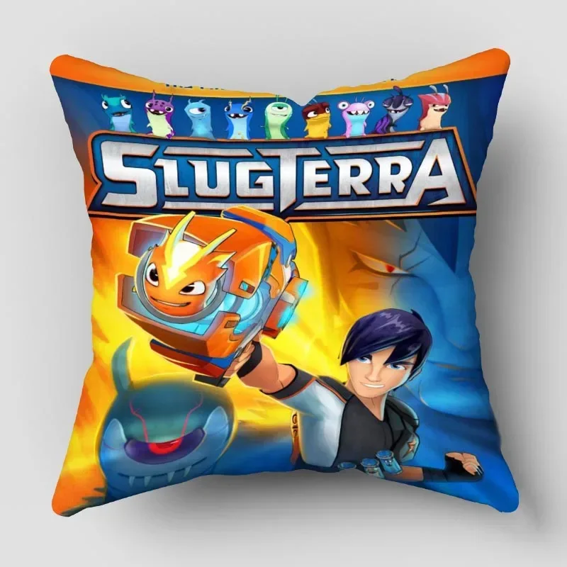 Хлопковая Наволочка С Узором Slugterra Квадратная Для Домашнего Декора Стула