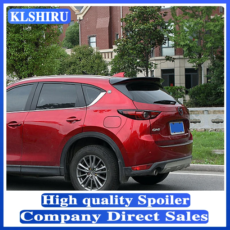 

KLSHIRU для MAZDA CX-5 CX5 2017 2018 2019 2020 ABS внешний задний спойлер, задний багажник, украшение для крыла багажника, Стайлинг автомобиля