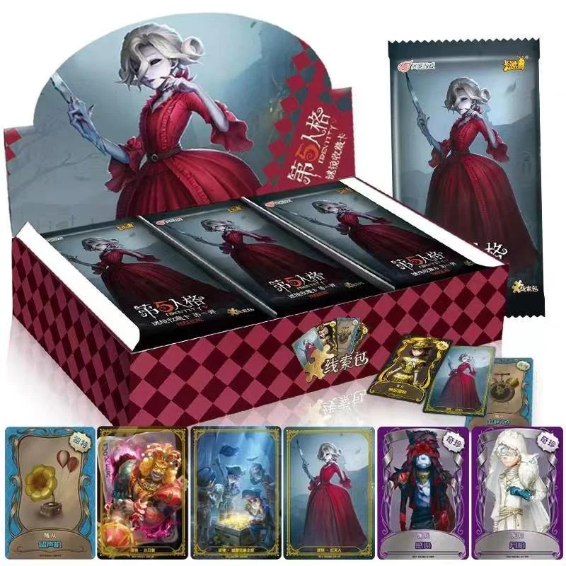 

New Identity V Cards Clue Pack Game Paper Cards Kids Toys Girl Boy Collection Cards Christmas Gift Children's Birthday Gifts