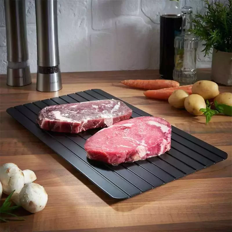 GEMITTO Aluminum Defrost Board Rapid Thawing Tray Without Electricity Chemicals 