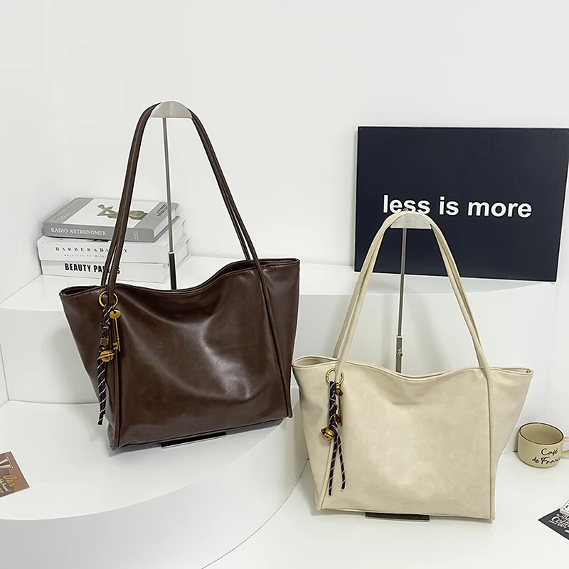 Женская винтажная сумка через плечо из мягкой искусственной кожи