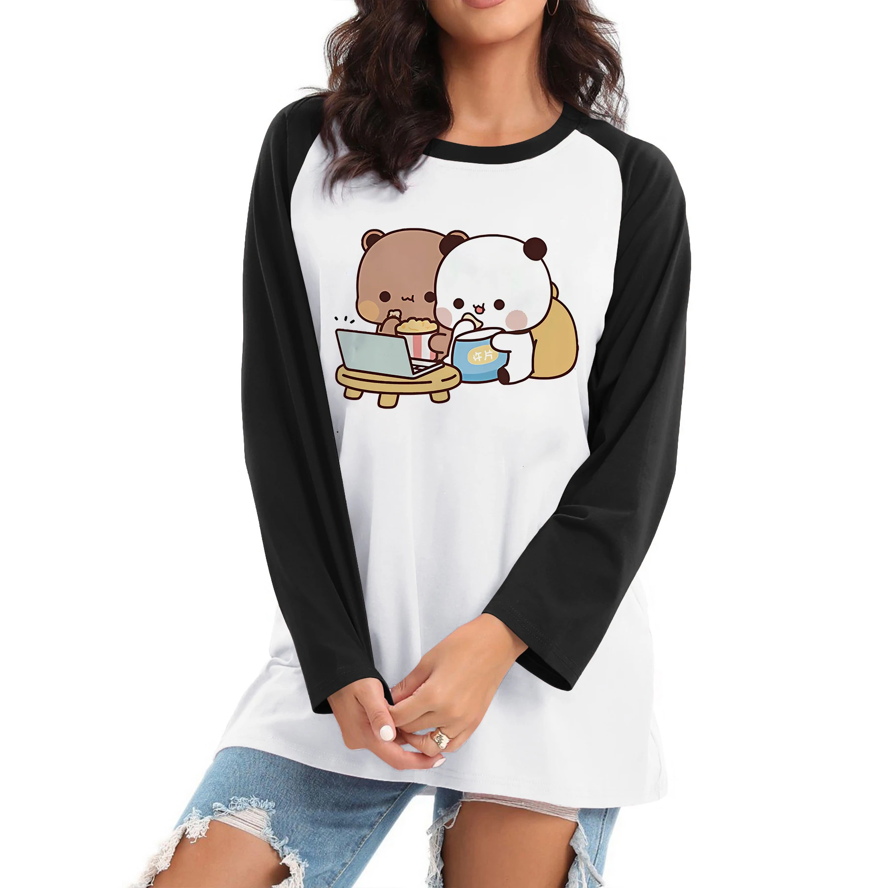 Женская и мужская футболка с длинным рукавом Y2k